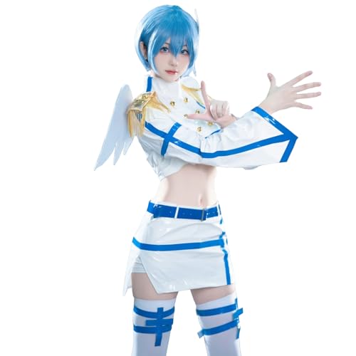 CR ROLECOS 2.5 Dimensional Seduction Cosplay Anime Nai Ai Cosplay Kostüm Outfit Halloween Karneval Nai Ai Kostüm Dress Up L von CR ROLECOS