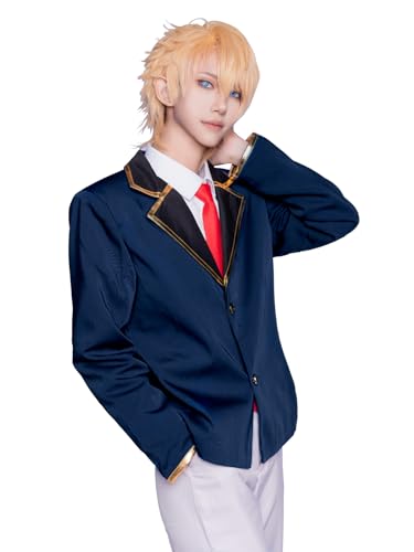 CR ROLECOS Anime Cosplay Set, Hoshino Akuamarin Cosplay Kostüme Mit Wig, Halloween Karneval Geburtstag Party Outfits Weihnachtstag L von CR ROLECOS