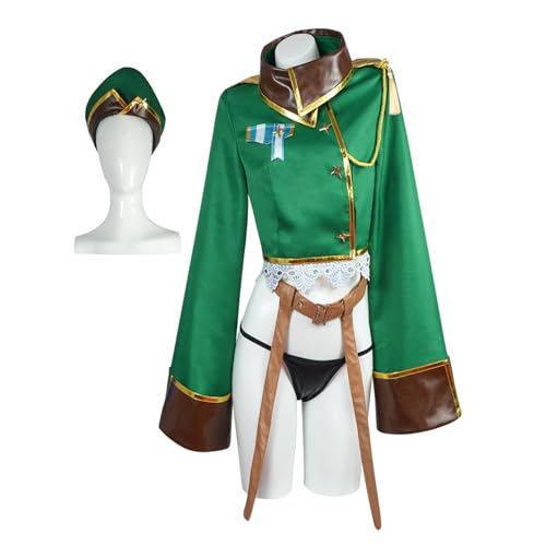 CR ROLECOS Anime Magical Girls Cosplay Araga Kiwi Cosplay Araga Kiwi Kostüm Outfits Uniform Anzug Halloween Karneval Kostüm Kleidung L von CR ROLECOS