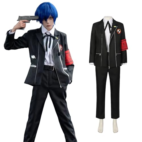 CR ROLECOS Anime PERSONA3 Cosplay Yuki Makoto Cosplay Kostüm Outfit Uniform Yuki Makot Cosplay Karneval Party Kostüm S von CR ROLECOS