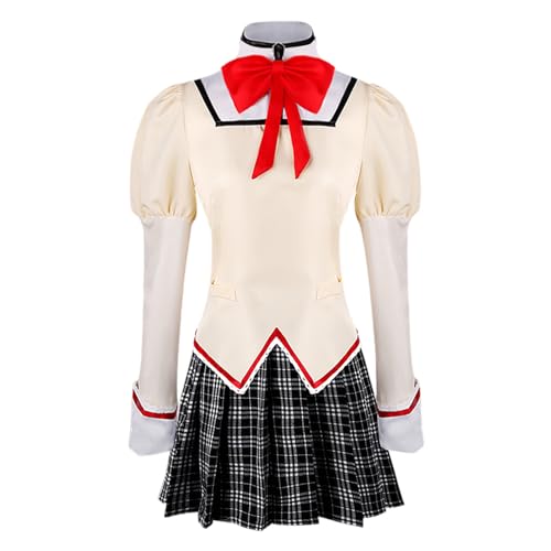 CR ROLECOS Anime Puella Magi Madoka Magica Cosplay Kostüm Kaname Madoka Halloween Weihnachtsfeier kleid-L von CR ROLECOS