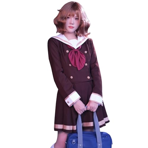 CR ROLECOS Anime Sound! Euphonium Cosplay Kostüm OKuroe Mayu Kostüm Uniform Seemannsanzüge Schuluniformen Kleid L von CR ROLECOS