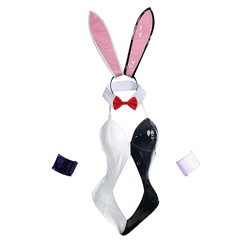 CR ROLECOS Bunny Kostüm Frauen Cosplay Kostüm Enoshima Junko Cosplay Anime Bunny suit Halloween Kostüm-XL von CR ROLECOS