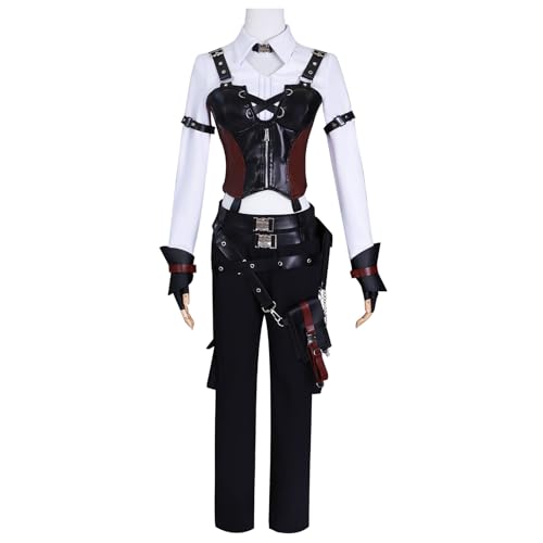 CR ROLECOS Love and Deepspace Cosplay Miss Hunter Cosplay Kostüm Outfit Spielfigur Miss Hunter Dress Up Anzug Halloween Karneval M von CR ROLECOS