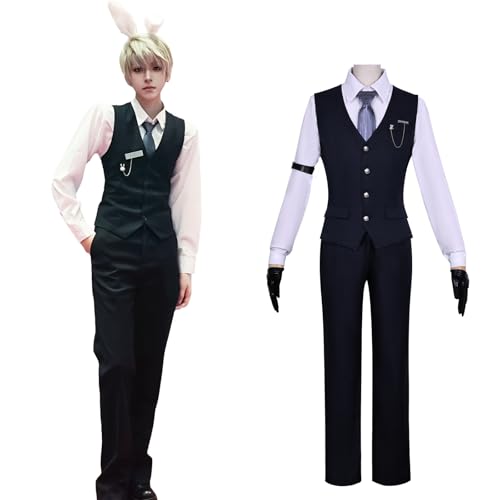 CR ROLECOS Love and Deepspace Cosplay Spiel Charakter Kostüm Outfit Uniform Komplettes Set Halloween Karneval Dress Up Anzug L von CR ROLECOS