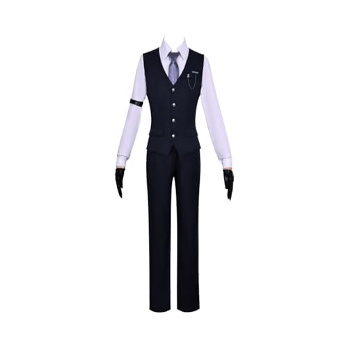 CR ROLECOS Love and Deepspace Cosplay Spiel Charakter Kostüm Outfit Uniform Komplettes Set Halloween Karneval Dress Up Anzug L von CR ROLECOS