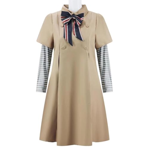 CR ROLECOS Megan Movie Kostüm Cosplay Outfits Kleid, M3Gans Schuluniform Halloween Cosplay Kleidung S von CR ROLECOS