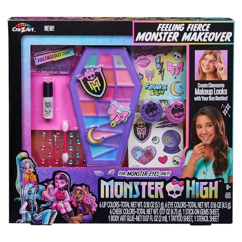 CRA-Z-ART 72208 High Feeling Fierce Monster Makeover Make Up Set für Kinder ab 8 Jahren, Mehrfarbig von CRA-Z-ART