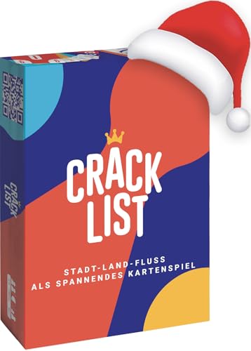 CRACK LIST I Familienspiel I Kartenspiel I 2-8 Spieler I Brettspiele ab 10 Jahre I 30+ Minuten I Spieleabende im Freundes- und Familienkreis I Deutsch von CRACK LIST