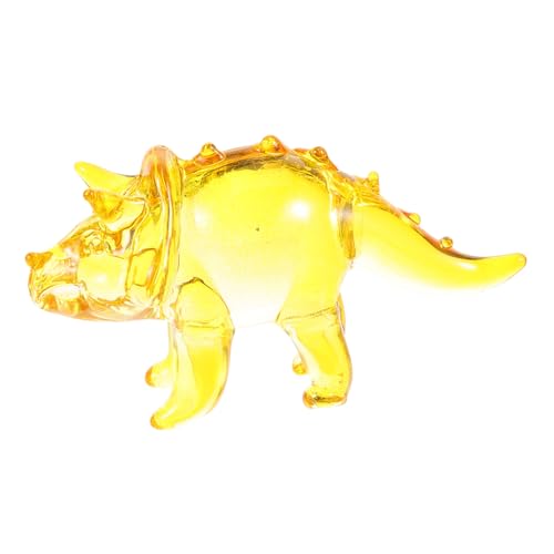 CRAFTHROU Cartoon Kleiner Dinosaurier Glasierter Kristall Ornament Figuren Set Planeten Geode Kristalle Mini Drache Coole Schreibtisch Gadgets Drachen Drachen Skulpturen Mauspad von CRAFTHROU