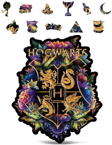 Crafthub Premium Holzpuzzle für Erwachsene & Kinder – A3 Harry Potter Puzzle – 201 Teile – Feine Seltsamkeiten – Hochwertiges Holz mit UV-Druck – Puzzle Erwachsene – 27,5cm x 33,2cm von CRAFTHUB