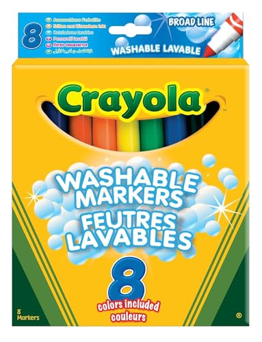 CRAYOLA 03.8328DM - 8 Einfach Auswaschbare Filzstifte von CRAYOLA