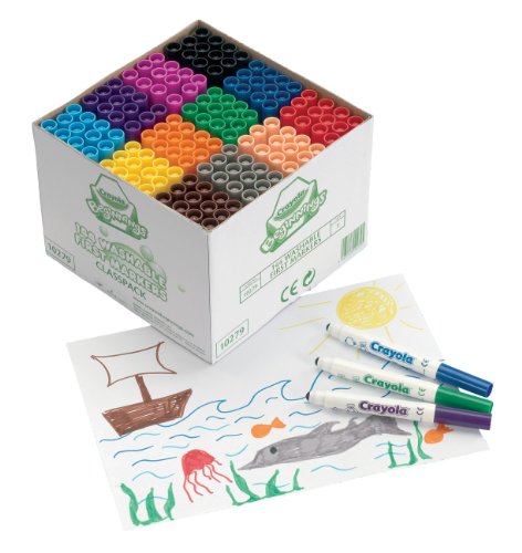 CRAYOLA 10279.0030 – Schulkinder – Classpack mit 144 Filzstiften. von CRAYOLA