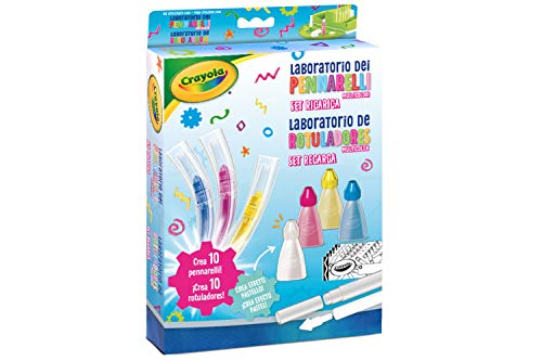 CRAYOLA 25-5962 Ricarica Laboratorio dei Pennarelli Multicolori Nachfüllset für Labor der Filzstifte, Mehrfarbig, Single, Set da 15 pezzi von CRAYOLA