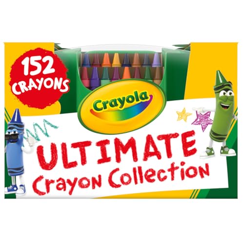 CRAYOLA 52-0030 n.a Ultimate Crayon Collection, Malset, Blau/Gelb, 152 Stück (1er Pack) von CRAYOLA