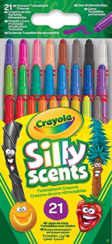 CRAYOLA 52-9621-E-000 21 Silly Scents Duftende Twistable Wachsmalstifte von CRAYOLA