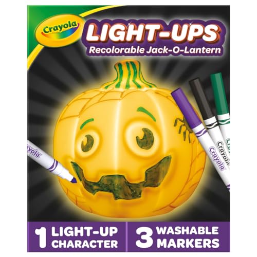 CRAYOLA 747625 Light Ups Pumpkin, Mehrfarbig, Einheitsgröße von CRAYOLA