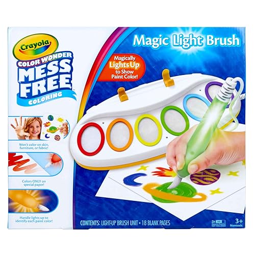 CRAYOLA Color Wonder-Malset, mit magischem Lichtpinsel, Malen ohne Schmutz, tolles Geschenk für Kinder ab 3, 4, 5, 6 Jahren CRAYOLA Color Wonder-Malset, mit magischem Lichtpinsel, Malen ohne Schmutz, tolles Geschenk für Kinder ab 3, 4, 5, 6 Jahren von CRAYOLA