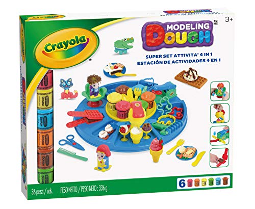 CRAYOLA A1-1928 Pasta da Modellare Super Set Modellieren, Alter ab 3 Jahren, zum Spielen und als Geschenk, Mehrfarbig, 36 Pezzi von CRAYOLA