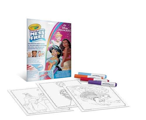 CRAYOLA - Color Wonder Set Disney Princess, Kreative Beschäftigung für Kinder, Farben Gemischt, Alter 3,4,5 Jahre, 75-2813 CRAYOLA - Color Wonder Set Disney Princess, Kreative Beschäftigung für Kinder, Farben Gemischt, Alter 3,4,5 Jahre, 75-2813 von CRAYOLA