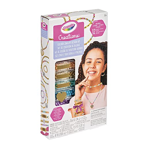 CRAYOLA Creations - Set Kreiere deinen wertvollen Schmuck selbst, kreative Beschäftigung und Geschenk für Mädchen, ab 8 Jahren, 04-2921 von CRAYOLA