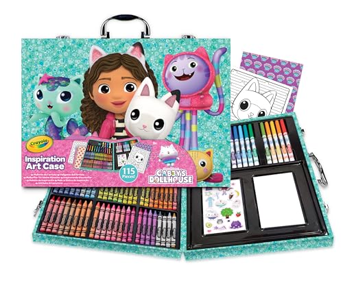 CRAYOLA - Inspiration Art Case, Gabby's Dollhouse Malkoffer, Ideal zum Zeichnen und Ausmalen, 115 Teile, Marker, Buntstifte und Stifte, 04-2966 CRAYOLA - Inspiration Art Case, Gabby's Dollhouse Malkoffer, Ideal zum Zeichnen und Ausmalen, 115 Teile, Marker, Buntstifte und Stifte, 04-2966 von CRAYOLA