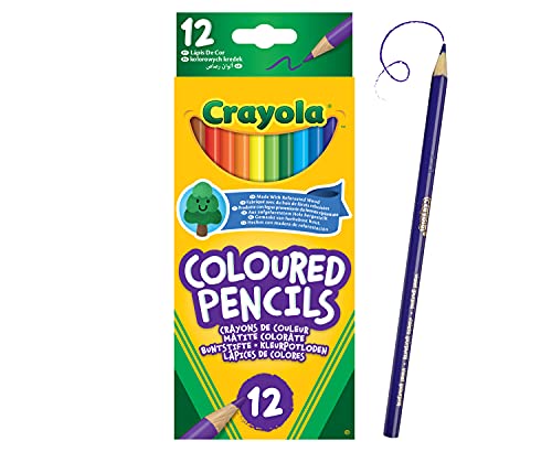 CRAYOLA - Meine Persönlichen Buntstifte, Perfekt zum Malen in der Schule und für Kreative Aktivitäten, Set mit 12 Sortierten Farben, 3620 von CRAYOLA