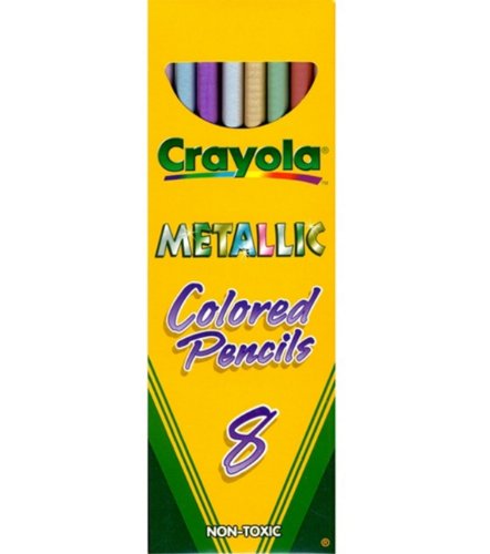 CRAYOLA 68-3708 Metallic-Bleistifte, mehrfarbig von CRAYOLA