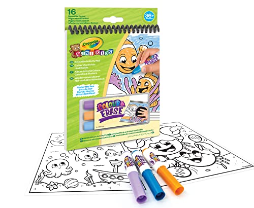 CRAYOLA - Mini Kids, Aktivitätsalbum Corella & Stickerei mit 16 wiederverwendbaren Seiten und 3 löschbaren Markern, sortiert, 81-1499 CRAYOLA - Mini Kids, Aktivitätsalbum Corella & Stickerei mit 16 wiederverwendbaren Seiten und 3 löschbaren Markern, sortiert, 81-1499 von CRAYOLA