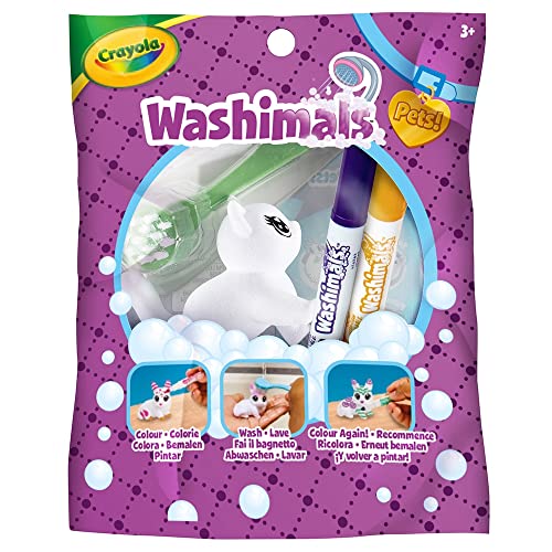 CRAYOLA Washimals Pets Überraschungsbeutel, 6 Verschiedene Modelle von CRAYOLA