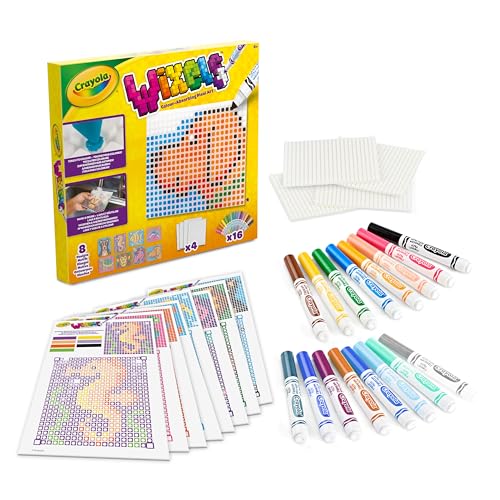 CRAYOLA Wixels Animal Activity Kit | Farbabsorbierendes Pixel-Kunst-Set | inklusive Marker und leicht verständliche Farbanleitungen | ab 6 Jahren von CRAYOLA