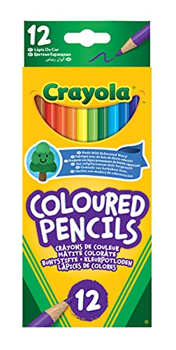 CRAYOLA 03.3612DM - 12 Buntstifte, 12 Coloured Pencils von CRAYOLA