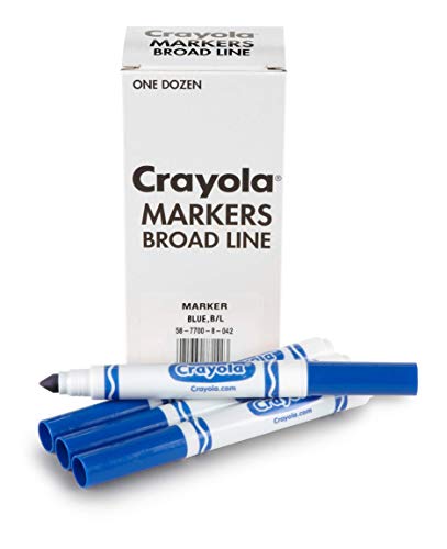 Crayola 12 Count Original Bulk Markers, Blue von CRAYOLA