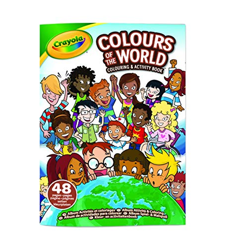 CRAYOLA Colours of the World - Album Aktivität & Ausmalen, 48 Seiten zum Ausmalen und mit Lernaktivitäten, 25-0717G von CRAYOLA