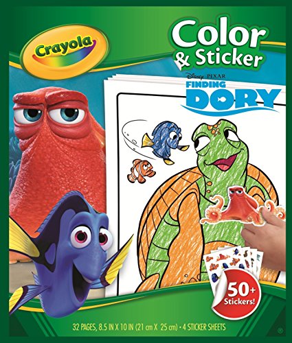 CRAYOLA 04-2007-E-000 - Findet Dory, Color und Stickerbook von CRAYOLA