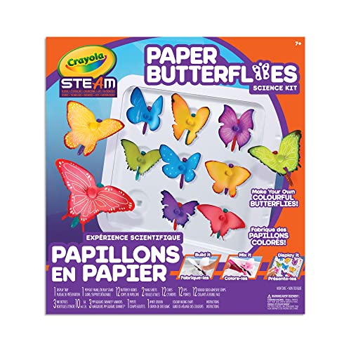 CRAYOLA Kinder Schmetterling Bastelkit, Wissenschaftsset, Konstruktionsfähigkeiten, Kreatives Denken von CRAYOLA