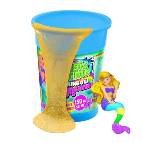 Craze Magic Slime Mermaid | Schleim Kinder in 110 ml Dose mit Meerjungfrau Spielzeug - Slime Set mit Überraschung, Rückstandsfrei, Mittel von CRAZE