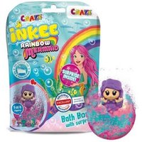 CRAZE 31711 INKEE - Surprise Bath Bomb Mermaid 80g von CRAZE