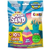 CRAZE 41215 MAGIC SAND - Starter Foilbag 250g, sortiert von CRAZE