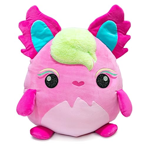 SquishPets - Kuscheltier Big Funxy, Plüschtier 30 cm zum Kuscheln und Spielen, rosa von SquishPets