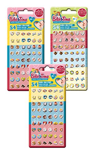 CRAZE Klebeohrringe Mädchen BIBI & Tina Kinderschmuck Mädchen Ohrringe zum Aufkleben Sticker Earrings 162 Stück im Set CRAZE Klebeohrringe Mädchen BIBI & Tina Kinderschmuck Mädchen Ohrringe zum Aufkleben Sticker Earrings 162 Stück im Set von CRAZE