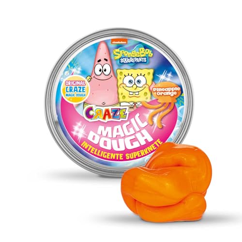 Magic Dough 52594 Spongebob Craze Kinderknete Knete Kinder 70 g Dose, Farbauswahl, 70g von Magic Dough