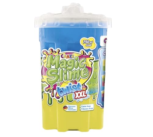 CRAZE Magic Slime Twist XXL Mehrfarbiger magischer Kinderschleim 750 ml Bunter Spielschleim 34934 von CRAZE