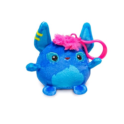 SquishPets Keychain - Kuscheltier Nila G , Plüschtier in einem Schlüsselanhänger 6 cm , blau von SquishPets