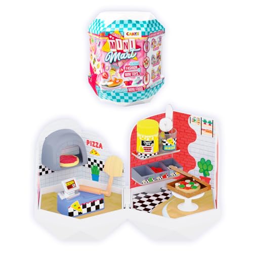 Craze MINI MART Mix – Miniatur Puppenhaus mit Zubehör - 1 von 6 Miniatur-Kapseln – Miniaturhaus zum Verbinden Craze MINI MART Mix – Miniatur Puppenhaus mit Zubehör - 1 von 6 Miniatur-Kapseln – Miniaturhaus zum Verbinden von CRAZE