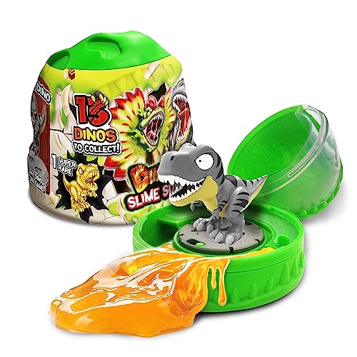 CRAZE Magic Slime – Dinorex-Kapsel mit Schleim Kinder und sammelbaren Dinosaurierfiguren - 13 Dinosaurier zum Sammeln, 1 Davon super selten, Dino von CRAZE