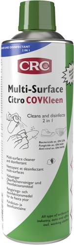 CRC Multi-Surface Citro COVKleen Reiniger und Desinfektionsmittel 2 in 1 33342-AA 500ml von CRC