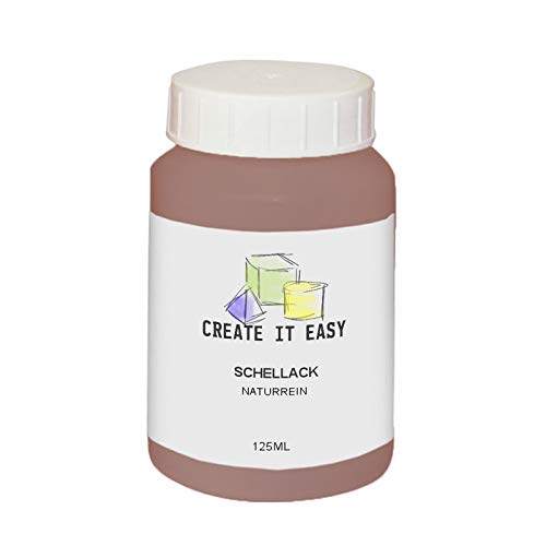 CREATE IT EASY NEU Schellack Naturrein, 125 ml von CREATE IT EASY