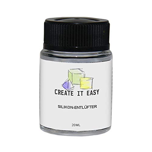 CREATE IT EASY NEU Silikon-Entlüfter, 20ml, verhindert Luftbläschen in der ausgehärteten Silikonmasse von CREATE IT EASY