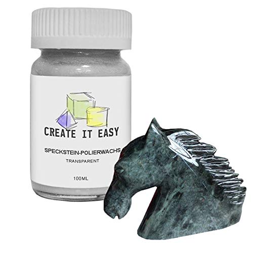 CREATE IT EASY NEU Speckstein Polierwachs, transparent, 100 ml von CREATE IT EASY